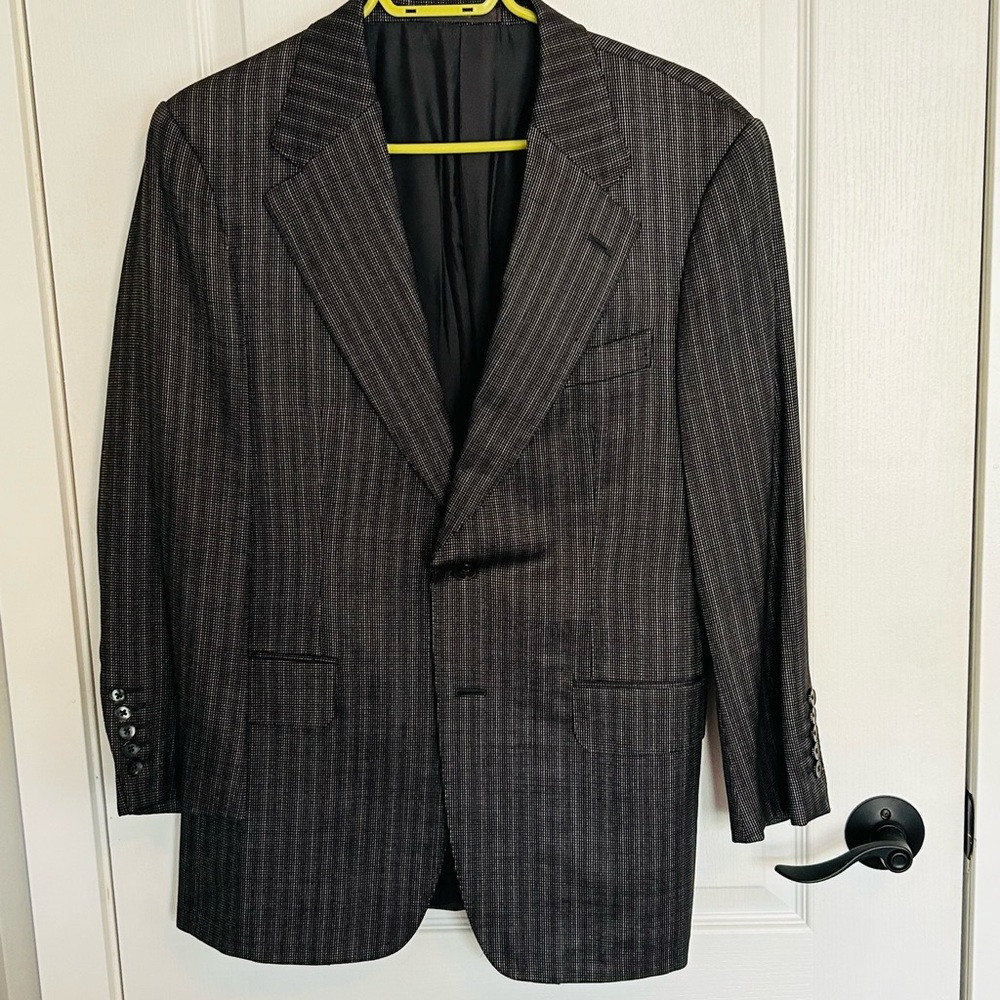 Gucci Grey pinstriped blazer